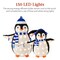 Best Choice Products 2-Piece Lighted 3ft Pop-Up Penguin Family Outdoor Christmas Decoration w/ 150 LED Lights